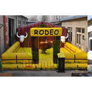 inflatable bull riding games